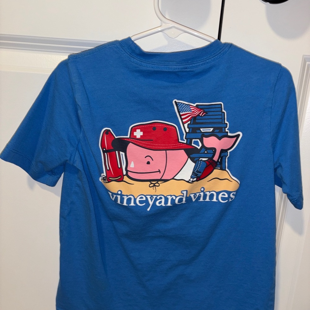 Vineyard Vines Kids Blue Graphic Tee